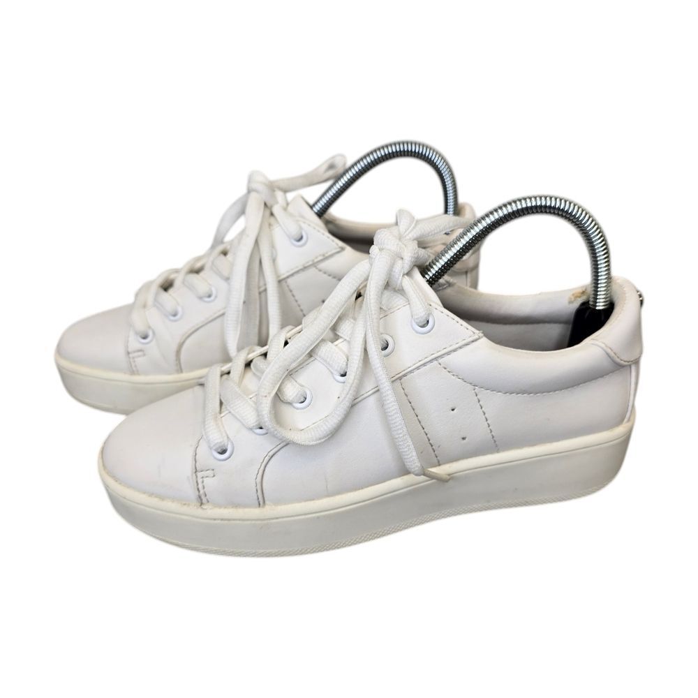 Steve Madden Women's 8 Bertie Chunky Platform White Shoes Sneakers